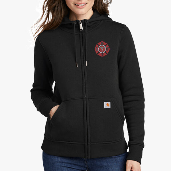 IAFF Carhartt Womens Clarksburg Full Zip Hoodie  Thumbnail